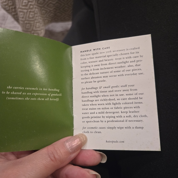 Kate Spade Black and Cream Striped Crossbody Leather Women's Bag - Picture 6 of 11